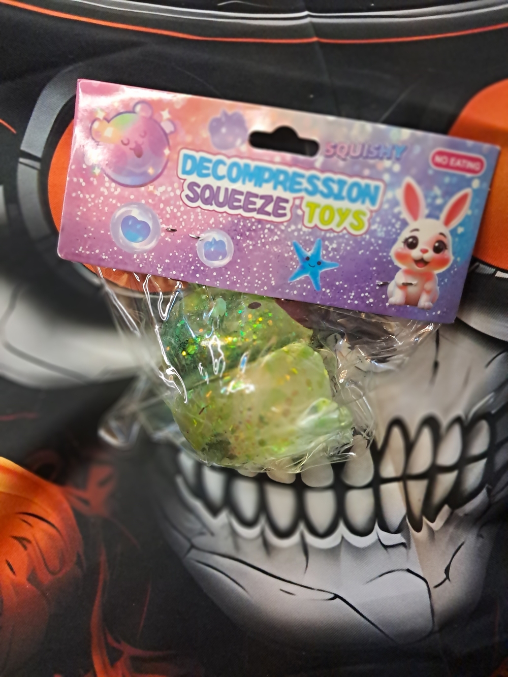 Decompression Squeeze Toy - Green Glitter Squishy